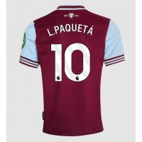 Koszulka piłkarska West Ham United Lucas Paqueta #10 Strój Domowy 2024-25 tanio Krótki Rękaw